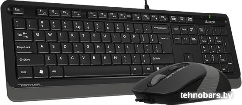 Клавиатура + мышь A4Tech Fstyler F1010 (черный/серый) фото 5