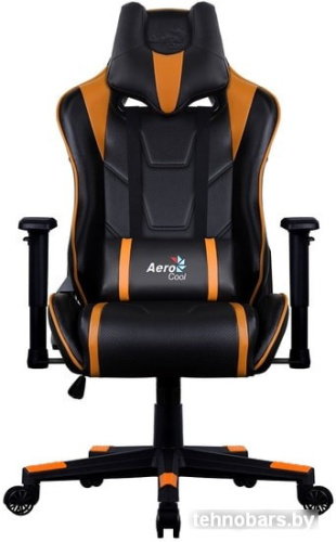 Кресло AeroCool AC220 AIR (черный/оранжевый) фото 3