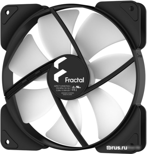 Набор вентиляторов Fractal Design Aspect 14 RGB PWM (черный, 3 шт) FD-F-AS1-1407 фото 7