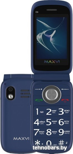 Мобильный телефон Maxvi E6 (синий) фото 3