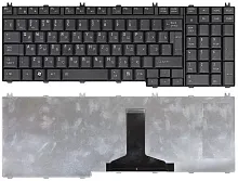 Клавиатура для ноутбука Toshiba Satellite A500, A505, L350, L355, L500, L505, L550, P200 черная, матовая