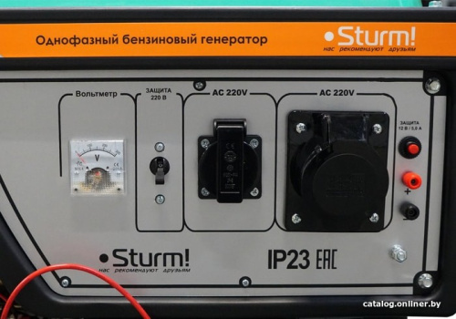Бензиновый генератор Sturm PG8765NE фото 6