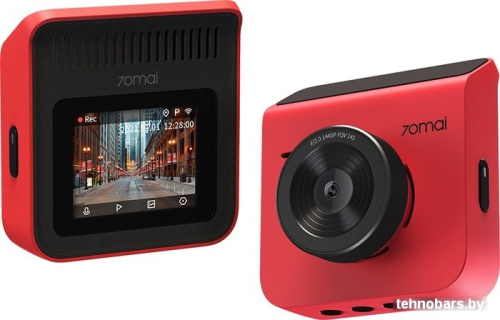 Автомобильный видеорегистратор 70mai Dash Cam A400 (красный) фото 4