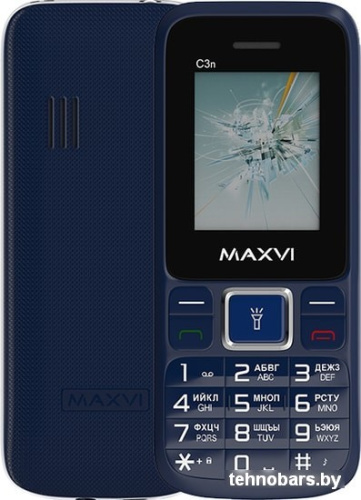Мобильный телефон Maxvi C3n (маренго) фото 3