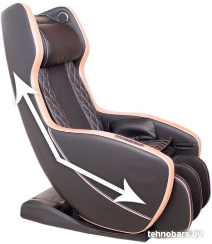 Массажное кресло Gess GESS-800 (черный/коричневый) фото 4