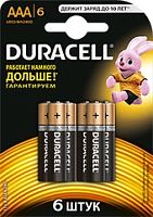 Батарейки DURACELL AAA 6 шт.