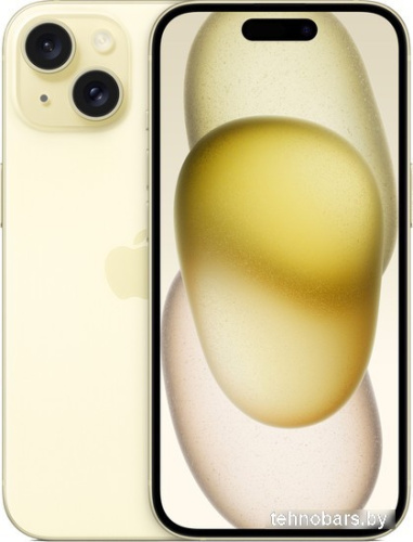 Смартфон Apple iPhone 15 128GB (желтый) фото 3