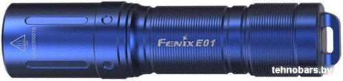 Фонарь Fenix E01 V2.0 (синий) фото 3