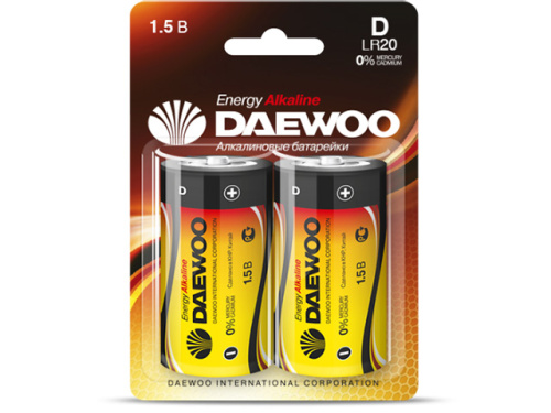 Батарейки Daewoo D 2 шт. [4690601030429]