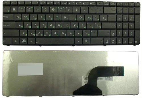 Клавиатура для ноутбука Asus N53, K53 чёрная