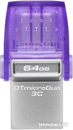 USB Flash Kingston DataTraveler MicroDuo 3C USB 3.2 Gen 1 64GB фото 3