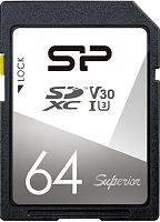 Карта памяти Silicon-Power Superior SDXC SP064GBSDXCV3V10 64 GB