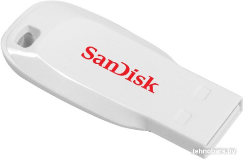 USB Flash SanDisk Cruzer Blade White 16GB (SDCZ50C-016G-B35W) фото 4