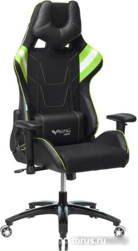 Кресло Бюрократ Viking 4 Aero Green Edition (черный) фото 3
