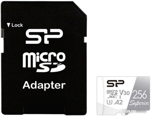Карта памяти Silicon-Power Superior microSDXC SP256GBSTXDA2V20SP 256GB (с адаптером) фото 3