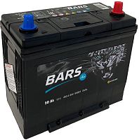 Автомобильный аккумулятор BARS Asia 50 JR+ тонкие клеммы с бортом (50 А·ч)