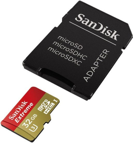 Карта памяти SanDisk Extreme microSDHC UHS-I U3 (Class 10) 32GB (SDSDQXN-032G-G46A) фото 4
