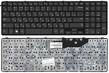 Клавиатура для ноутбука Samsung NP300E7C, NP350E7C, NP355E7C, чёрная, с рамкой