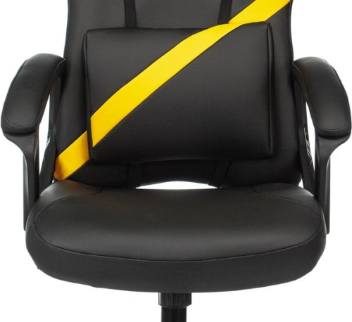 Кресло Бюрократ Zombie Driver (черный/желтый) фото 7