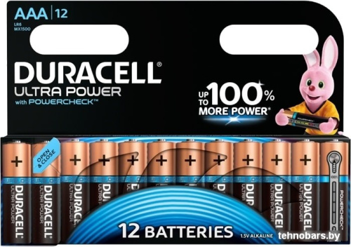 Батарейки DURACELL AAA Ultra Power 12 шт. фото 3