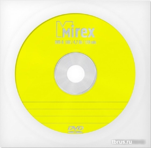 DVD-R диск Mirex 4.7Gb 16x Mirex в бумажном конверте с окном фото 3