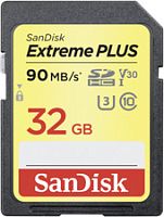 Карта памяти SanDisk ExtremePlus V30 SDHC 32GB [SDSDXWF-032G-GNCIN]