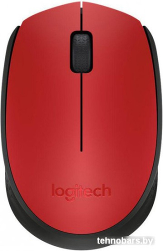 Мышь Logitech M171 Wireless Mouse красный/черный [910-004641] фото 3