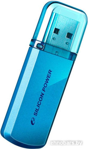 USB Flash Silicon-Power Helios 101 Blue 64GB (SP064GBUF2101V1B) фото 4