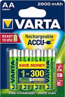 Аккумуляторы Varta AA 2600mAh 4 шт. (05716)