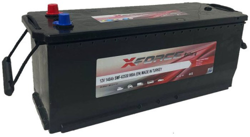 Автомобильный аккумулятор XFORCE 140 (3) евро (140 А·ч)