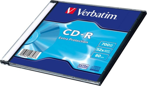 CD-R диск Verbatim 700Mb DL Extra Protection 52x Slim 43347 (1 шт.) фото 5