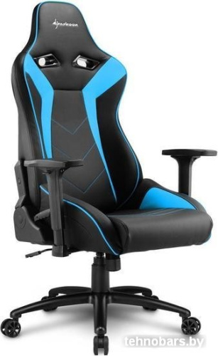 Кресло Sharkoon Elbrus 3 (черный/синий) фото 3