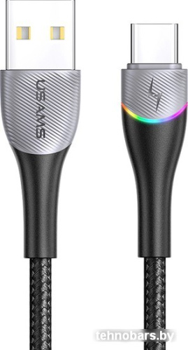 Кабель Usams U77 USB Type-A - USB Type-C SJ542USB01 (1.2, черный) фото 3