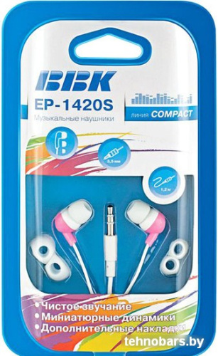 Наушники BBK EP-1420S фото 4