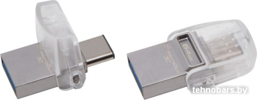 USB Flash Kingston DataTraveler microDuo 3C 64GB (DTDUO3C/64GB) фото 5