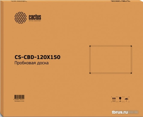Офисная пробковая доска CACTUS CS-CBD-120X150 фото 4