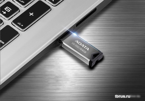 USB Flash A-Data UV350 64GB (серебристый) фото 7