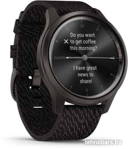 Гибридные умные часы Garmin Vivomove Style (черный) фото 4