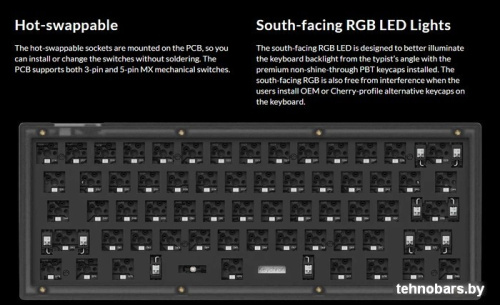 Клавиатура Keychron V4 RGB V4-A1-RU (Keychron K Pro Red) фото 4