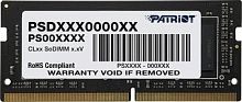 Оперативная память Patriot Signature Line 4GB DDR4 SODIMM PC4-21300 PSD44G266682S