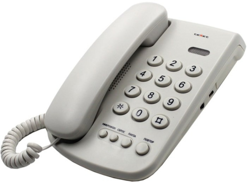 Проводной телефон TeXet TX-241 (белый) фото 4