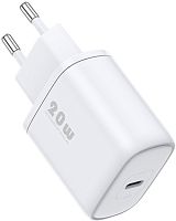 Сетевое зарядное Kuulaa USB Type C Charger 20W (белый)