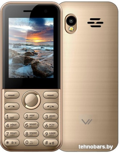 Мобильный телефон Vertex D567 (золотистый) фото 3