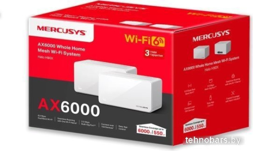 Wi-Fi система Mercusys Halo H90X (2-pack) фото 5