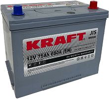 Автомобильный аккумулятор KRAFT KRAFT Asia 75 JR+ (75 А·ч)