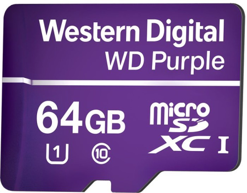 Карта памяти WD Purple WDD064G1P0A microSDXC 64GB фото 3