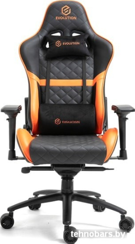Кресло Evolution Delta (черный/оранжевый) фото 4