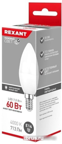 Светодиодная лампа Rexant CN E14 7.5 Вт 4000 К 604-018 фото 4