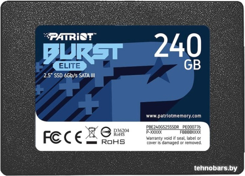 SSD Patriot Burst Elite 240GB PBE240GS25SSDR фото 3