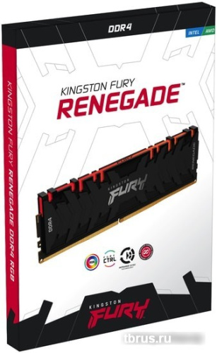 Оперативная память Kingston FURY Renegade RGB 8GB DDR4 PC4-25600 KF432C16RBA/8 фото 7